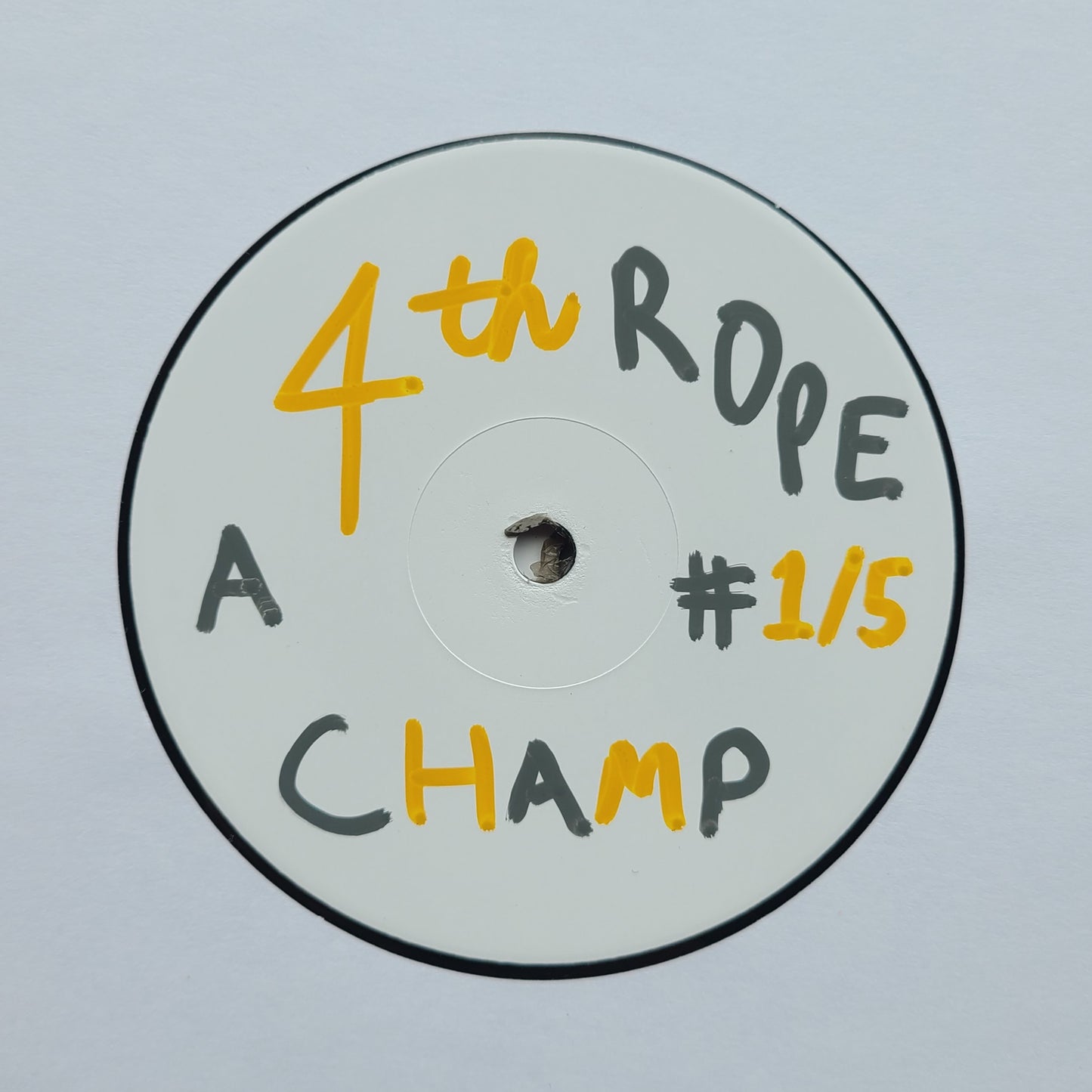 4TH ROPE CHAMPIONSHIP EDITION TEST PRESSING